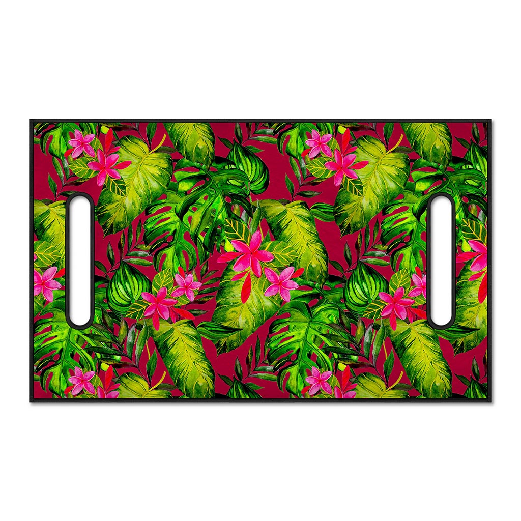 Pink Hawaiian Tropical Pattern Print Golf Cart Seat Cover