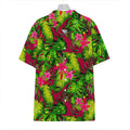 Pink Hawaiian Tropical Pattern Print Hawaiian Shirt