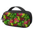 Pink Hawaiian Tropical Pattern Print Portable Cooler Travel Case