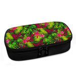 Pink Hawaiian Tropical Pattern Print Insulin Cooler Travel Case
