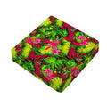 Pink Hawaiian Tropical Pattern Print Outdoor Seat Cushion Cover