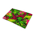 Pink Hawaiian Tropical Pattern Print Pet Cooling Mat Cover