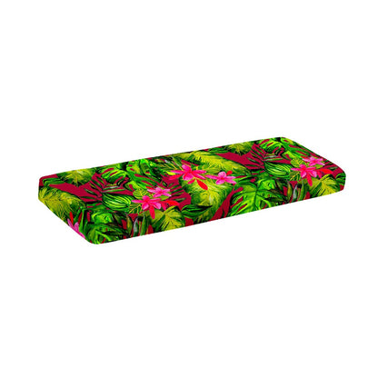 Pink Hawaiian Tropical Pattern Print Piano Keyboard Cover