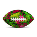 Pink Hawaiian Tropical Pattern Print Rugby Ball