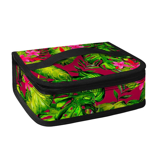 Pink Hawaiian Tropical Pattern Print Small Lunch Bag