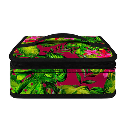 Pink Hawaiian Tropical Pattern Print Small Lunch Bag