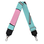 Pink Heart Lollipop Pattern Print Bag Strap