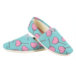 Pink Heart Lollipop Pattern Print Casual Shoes
