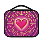 Pink Heart Zodiac Wheel Print Classic Bible Case