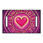 Pink Heart Zodiac Wheel Print Golf Cart Seat Cover