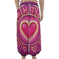 Pink Heart Zodiac Wheel Print Lantern Pants