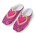 Pink Heart Zodiac Wheel Print Mesh Casual Shoes