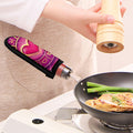 Pink Heart Zodiac Wheel Print Skillet Handle Cover