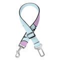 Pink Heartbeat Pattern Print Dog Seat Belt