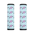 Pink Heartbeat Pattern Print Handle Covers