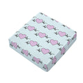 Pink Heartbeat Pattern Print Outdoor Seat Cushion Cover
