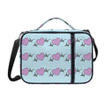 Pink Heartbeat Pattern Print Shoulder Strap Bible Bag