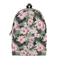 Pink Hibiscus Flower Camouflage Print School Backpack