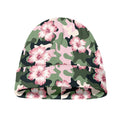 Pink Hibiscus Flower Camouflage Print Beanie