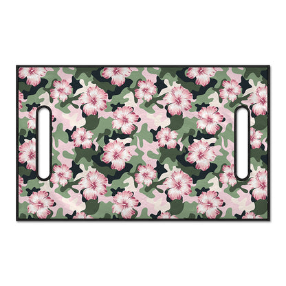 Pink Hibiscus Flower Camouflage Print Golf Cart Seat Cover