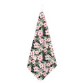 Pink Hibiscus Flower Camouflage Print Hand Towel