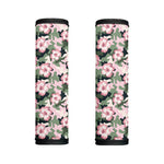 Pink Hibiscus Flower Camouflage Print Handle Covers