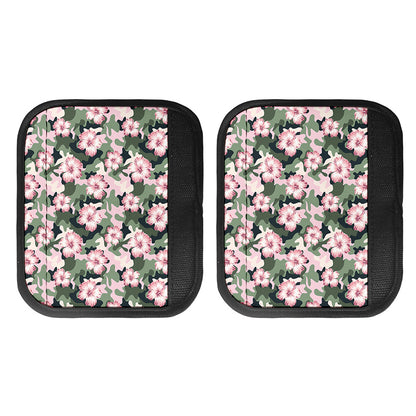 Pink Hibiscus Flower Camouflage Print Handle Covers