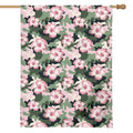 Pink Hibiscus Flower Camouflage Print House Flag