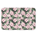 Pink Hibiscus Flower Camouflage Print Indoor Door Mat