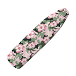 Pink Hibiscus Flower Camouflage Print Ironing Board Cover