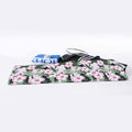 Pink Hibiscus Flower Camouflage Print Sports Towel