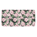 Pink Hibiscus Flower Camouflage Print Towel