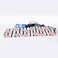 Pink Hibiscus Striped Pattern Print Sports Towel