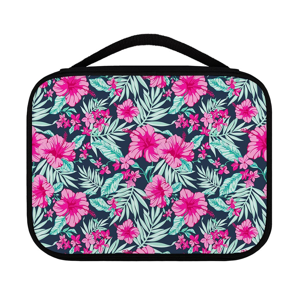 Pink Hibiscus Tropical Pattern Print Classic Bible Case