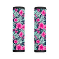 Pink Hibiscus Tropical Pattern Print Handle Covers