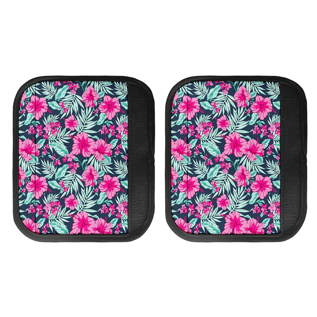 Pink Hibiscus Tropical Pattern Print Handle Covers