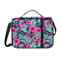 Pink Hibiscus Tropical Pattern Print Shoulder Strap Bible Bag
