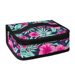 Pink Hibiscus Tropical Pattern Print Small Lunch Bag