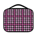Pink Houndstooth Pattern Print Classic Bible Case