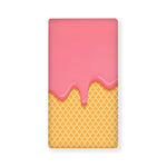 Pink Ice Cream Melted Print Baby Crib Sheet