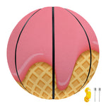 Pink Ice Cream Melted Print Basketball