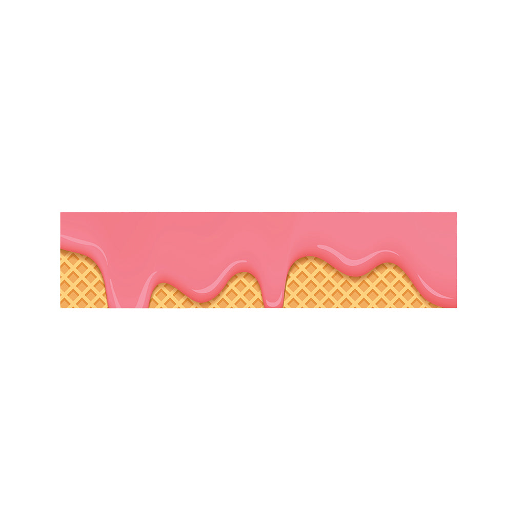 Pink Ice Cream Melted Print Bed Runner