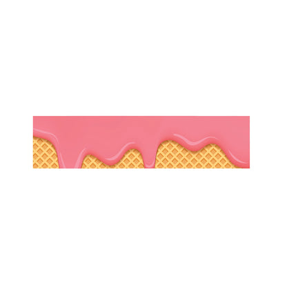 Pink Ice Cream Melted Print Bed Runner