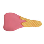 Pink Ice Cream Melted Print Bicycle Seat Cover