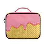 Pink Ice Cream Melted Print Briefcase Bible Bag