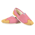 Pink Ice Cream Melted Print Casual Shoes