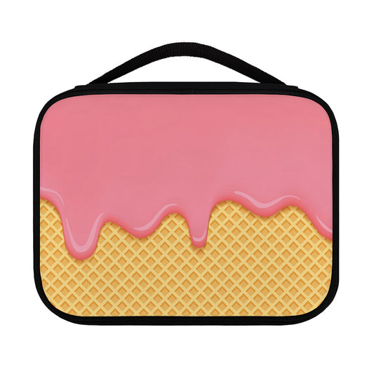 Pink Ice Cream Melted Print Classic Bible Case