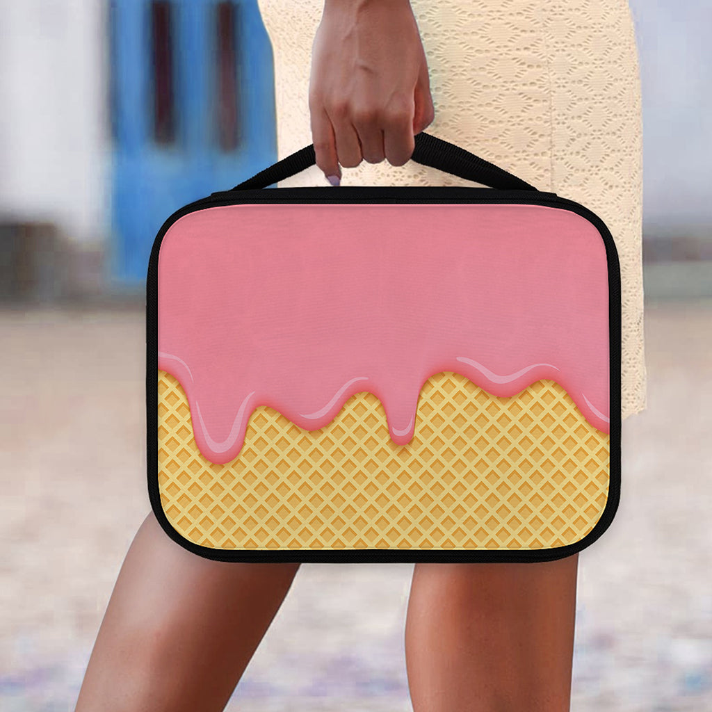 Pink Ice Cream Melted Print Classic Bible Case