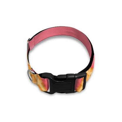 Pink Ice Cream Melted Print Dog Collar