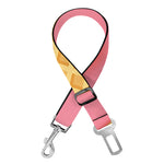 Pink Ice Cream Melted Print Dog Seat Belt